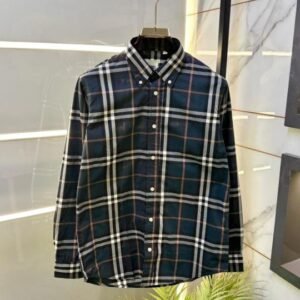 Burberry Green Premium Checks Shirt F2606-GR