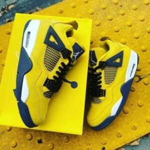 Nike AIR JORDA_N RETRO 4 LIGHTNING TOUR [YELLOW / BLACK / BLUE] 2708025