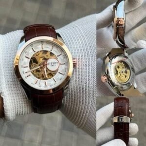 TISSOT 1853 AUTOMATIC PRIMIUM QUILTY LEATHER WATCH